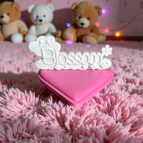 Personalized Heart Base Name Stand