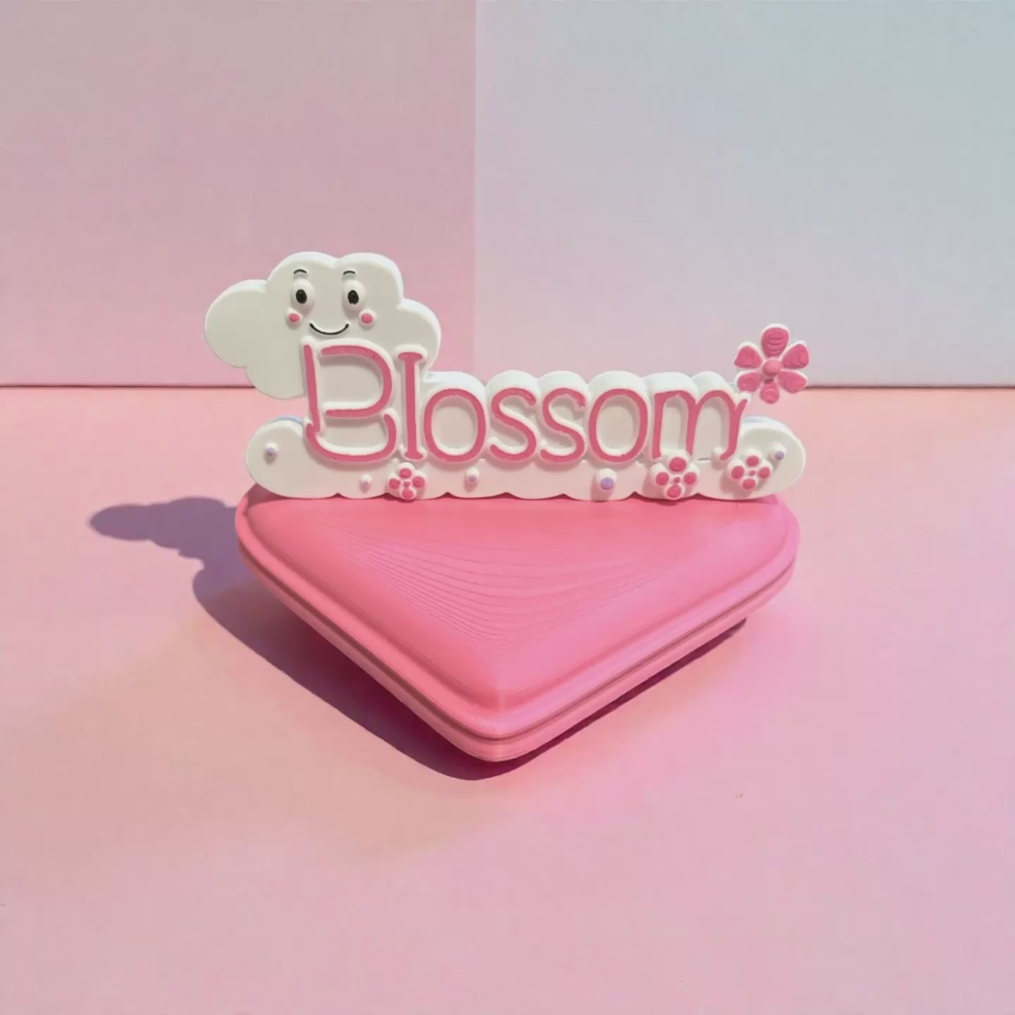 Personalized Heart Base Name Stand